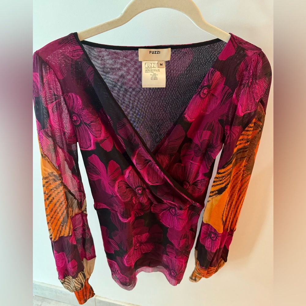 AUTH FUZZI LONG SLEEVE TOP - WORN 1X